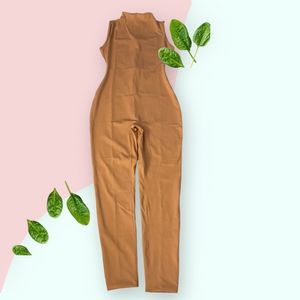 Skims Womens Jumpsuit One Piece Full Length Neutral Sleeveless Size M